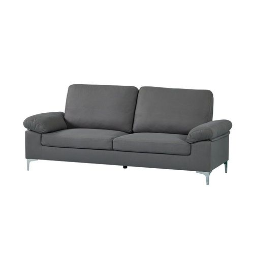 Algo 3-Seater Fabric Sofa - Grey - With 2-Year Warranty